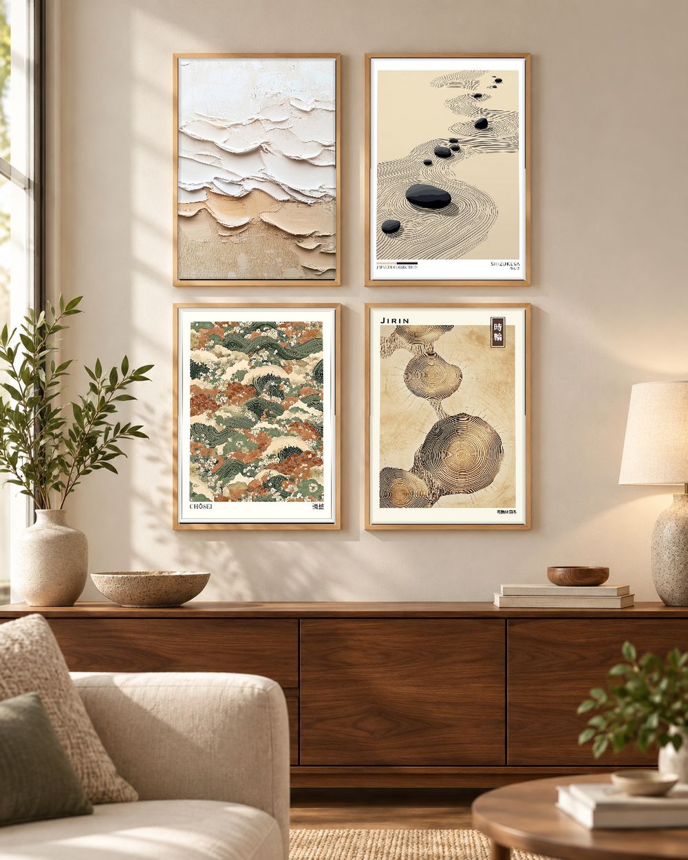 Set de cuadros decorativos que combinan