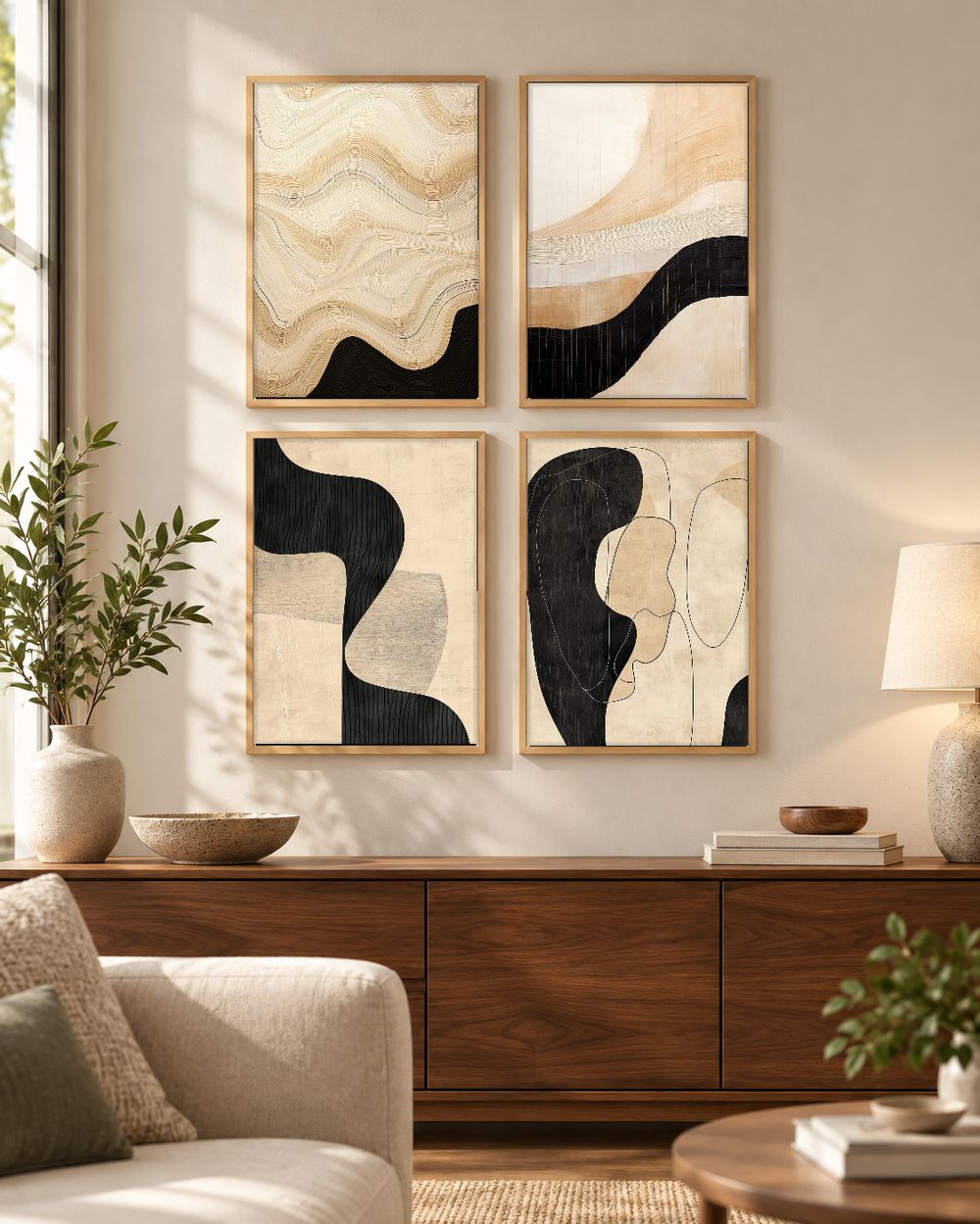 Set de cuadros decorativos que combinan