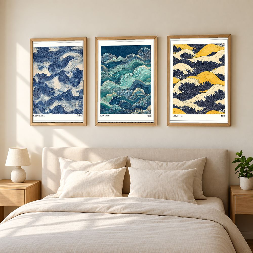 Set de cuadros decorativos que combinan