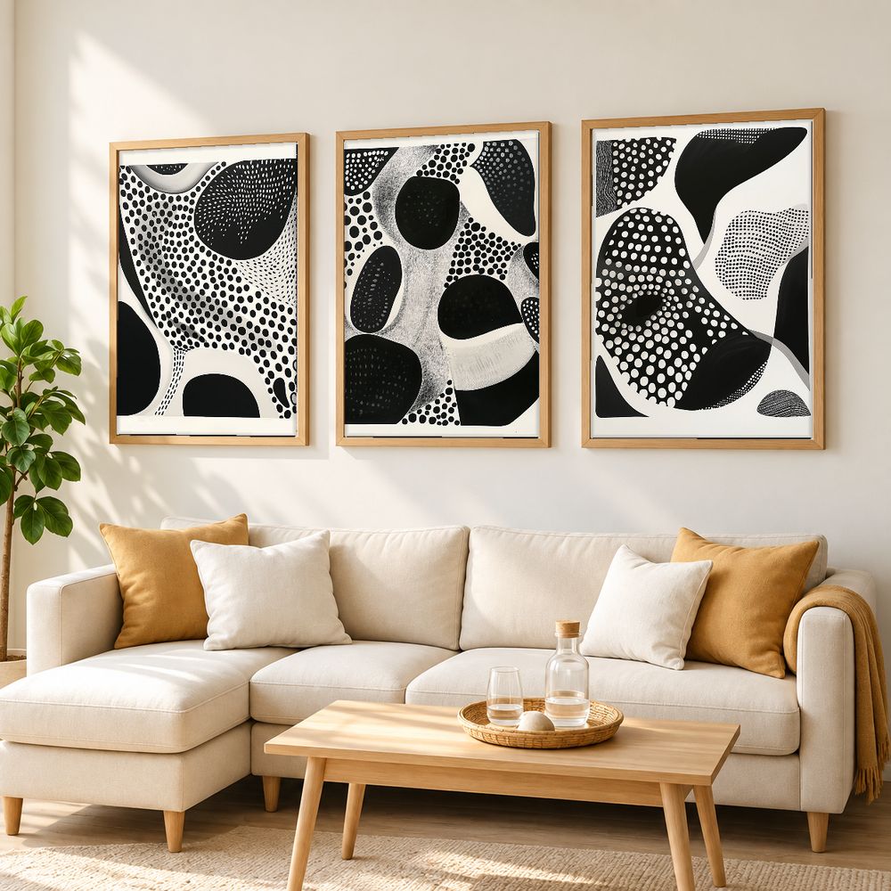 Set de cuadros decorativos que combinan