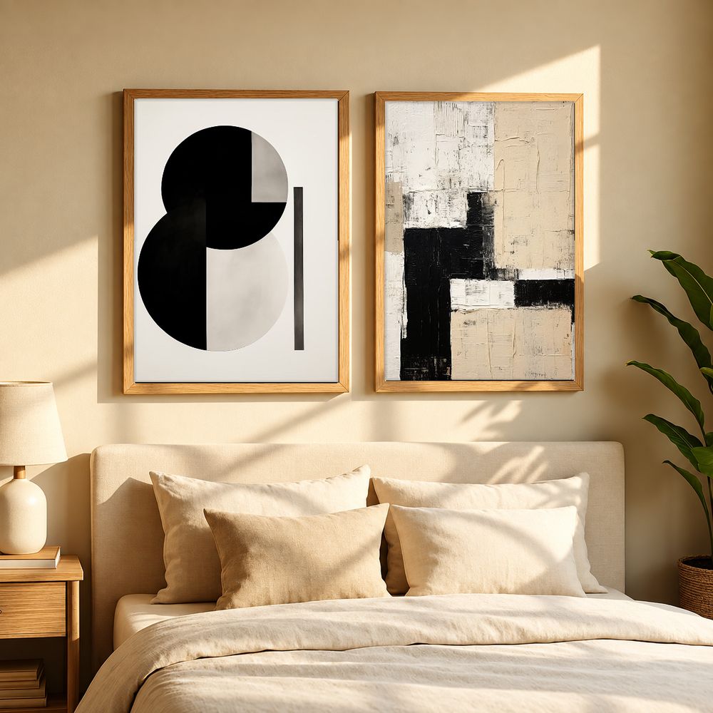 Set de cuadros decorativos que combinan