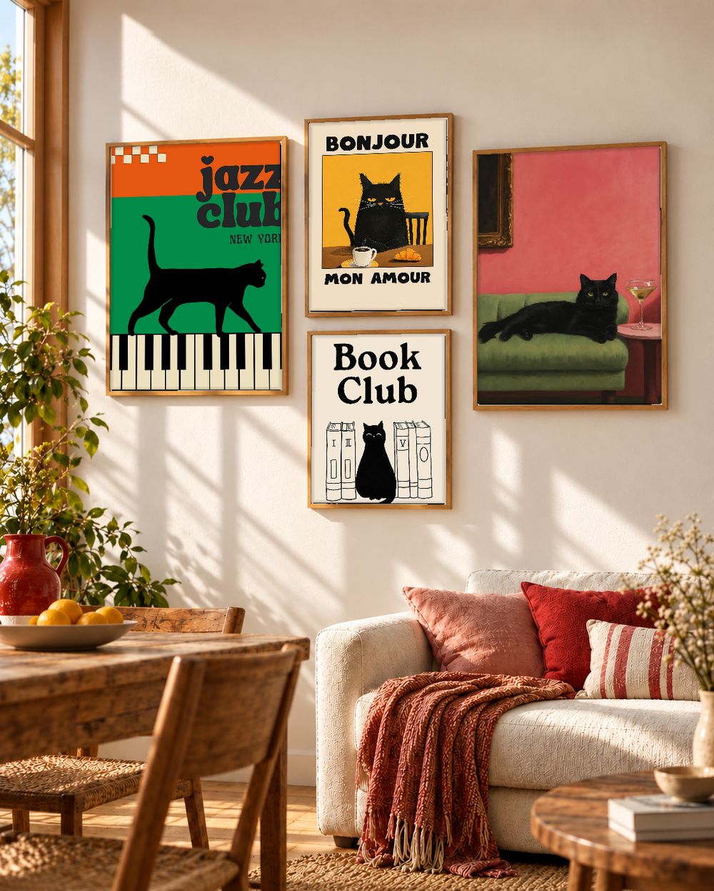 Set de cuadros decorativos que combinan