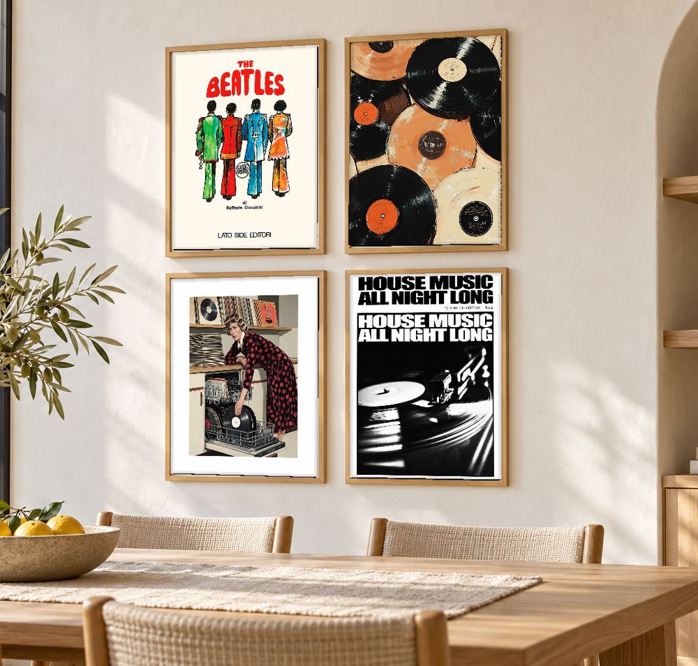Set de cuadros decorativos que combinan