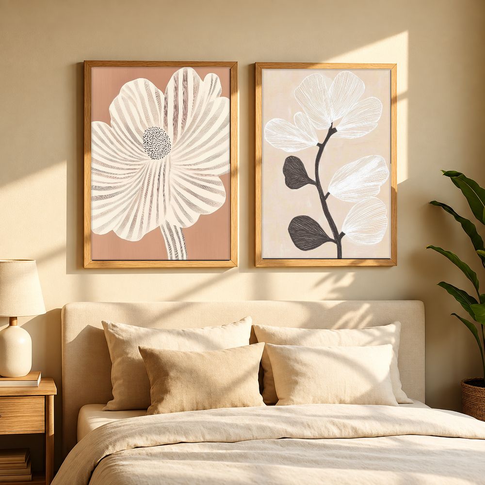 Set de cuadros decorativos que combinan