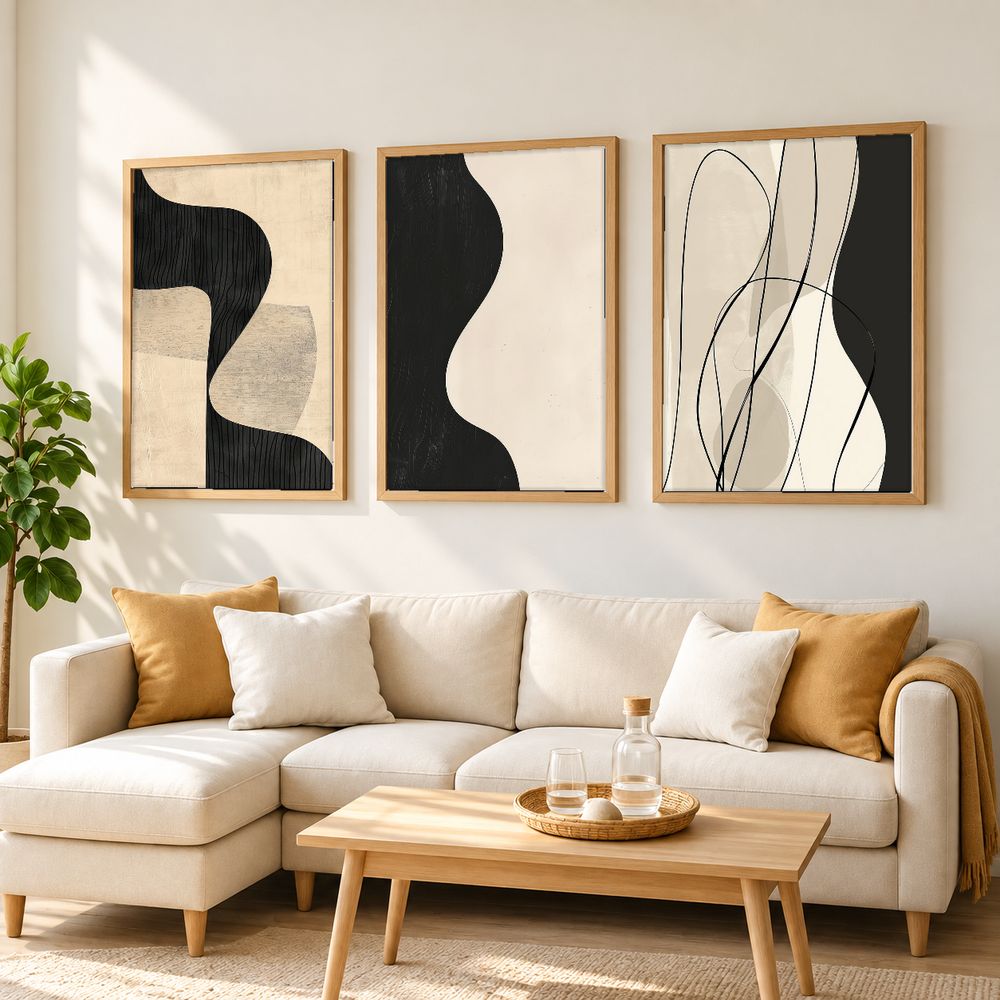 Set de cuadros decorativos que combinan