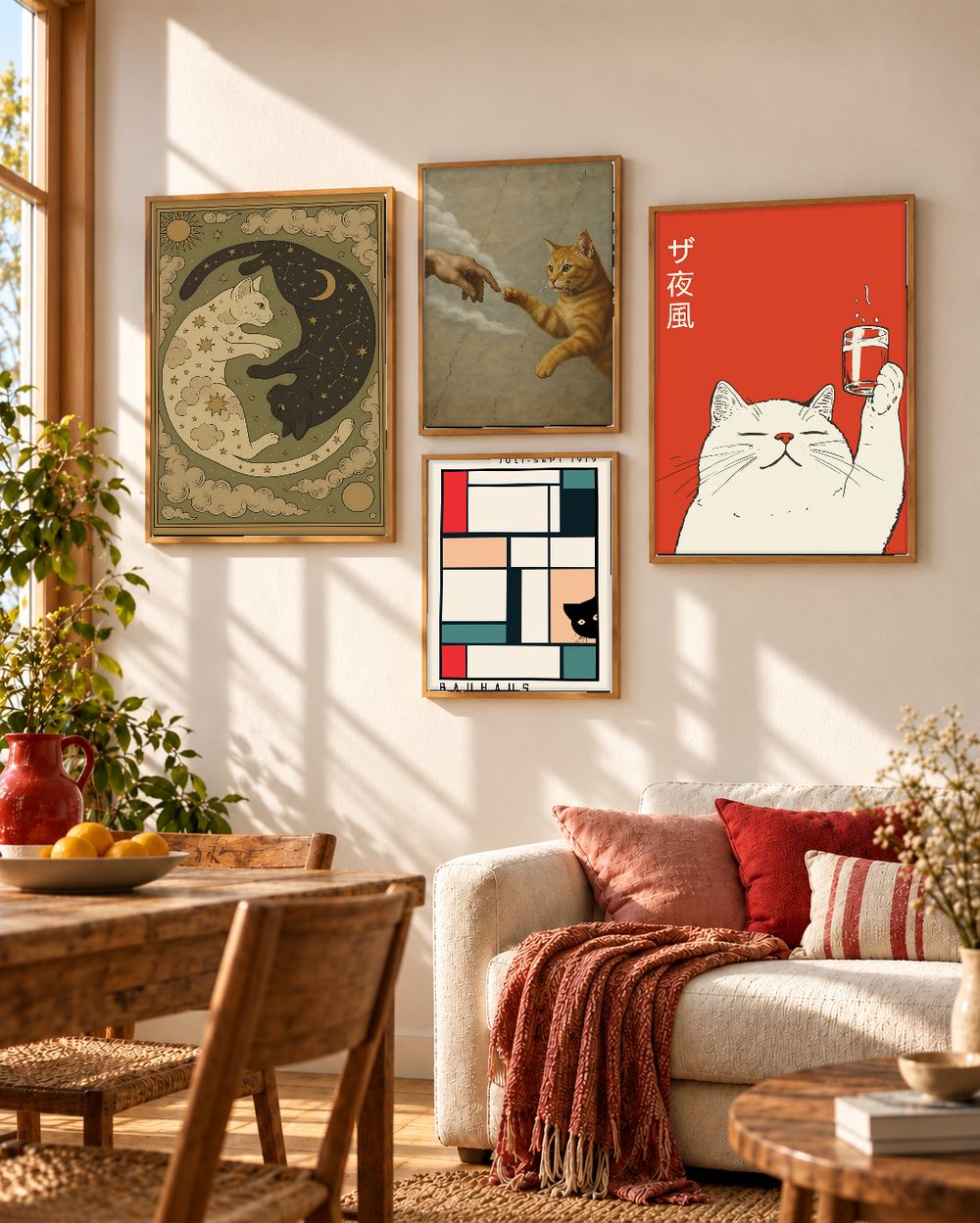 Set de cuadros decorativos que combinan