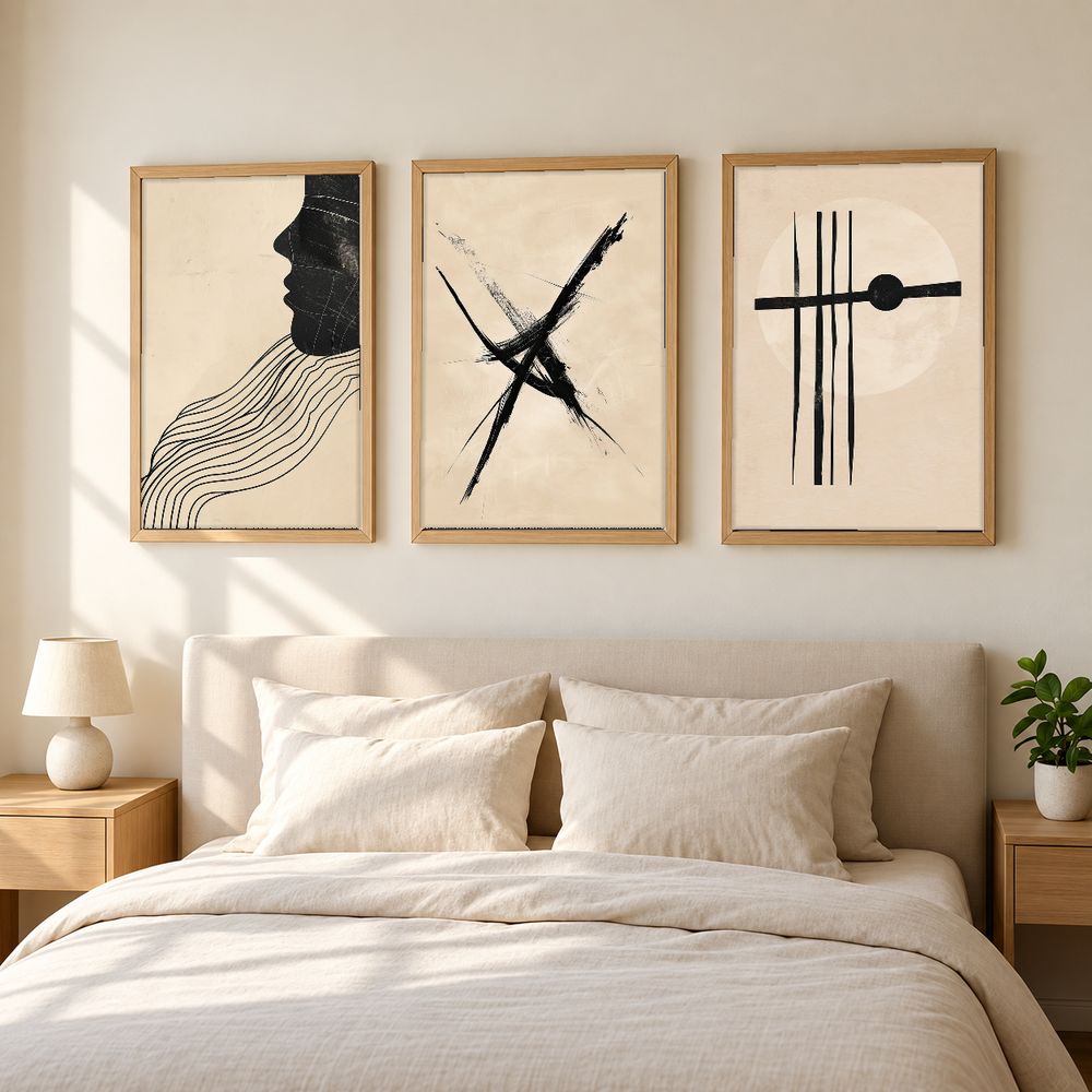 Set de cuadros decorativos que combinan