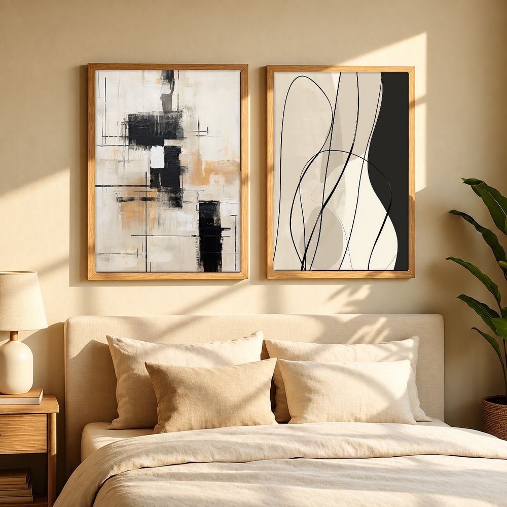 Set de cuadros decorativos que combinan