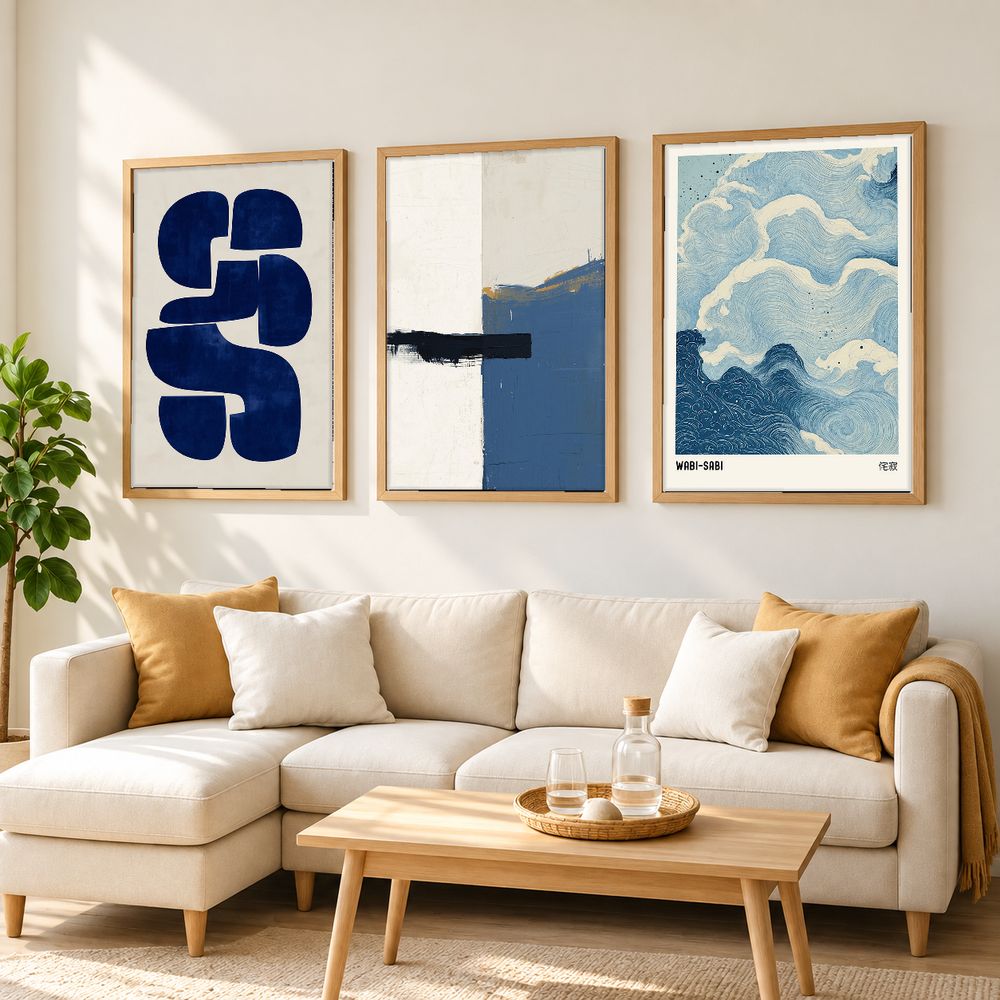 Set de cuadros decorativos que combinan