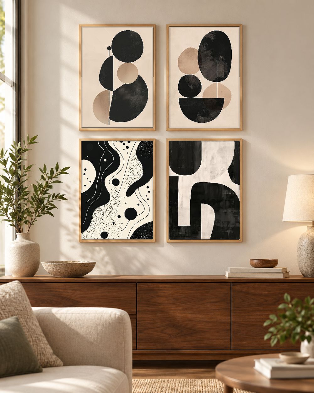 Set de cuadros decorativos que combinan
