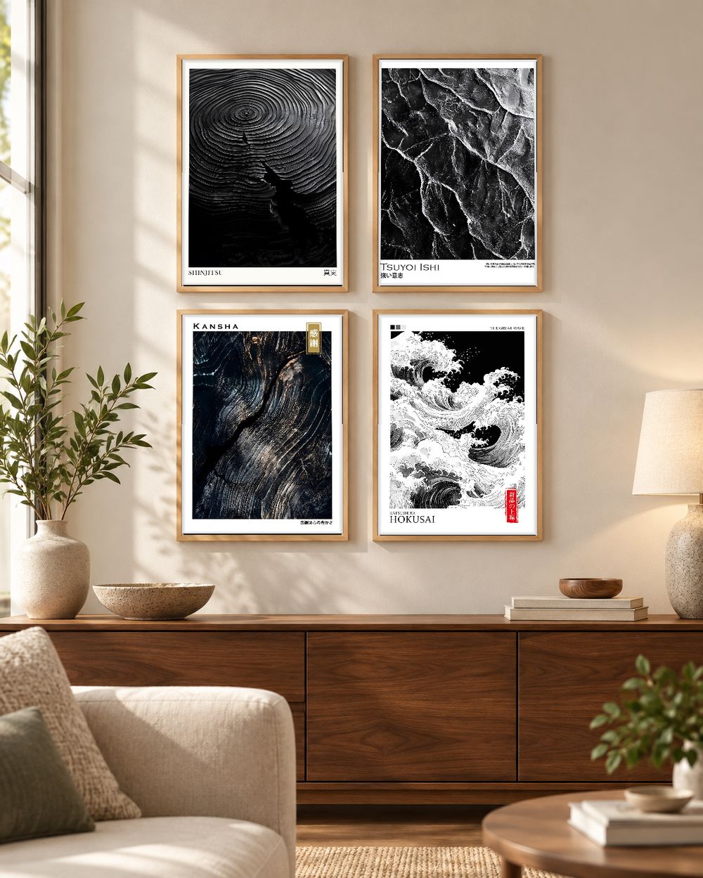 Set de cuadros decorativos que combinan