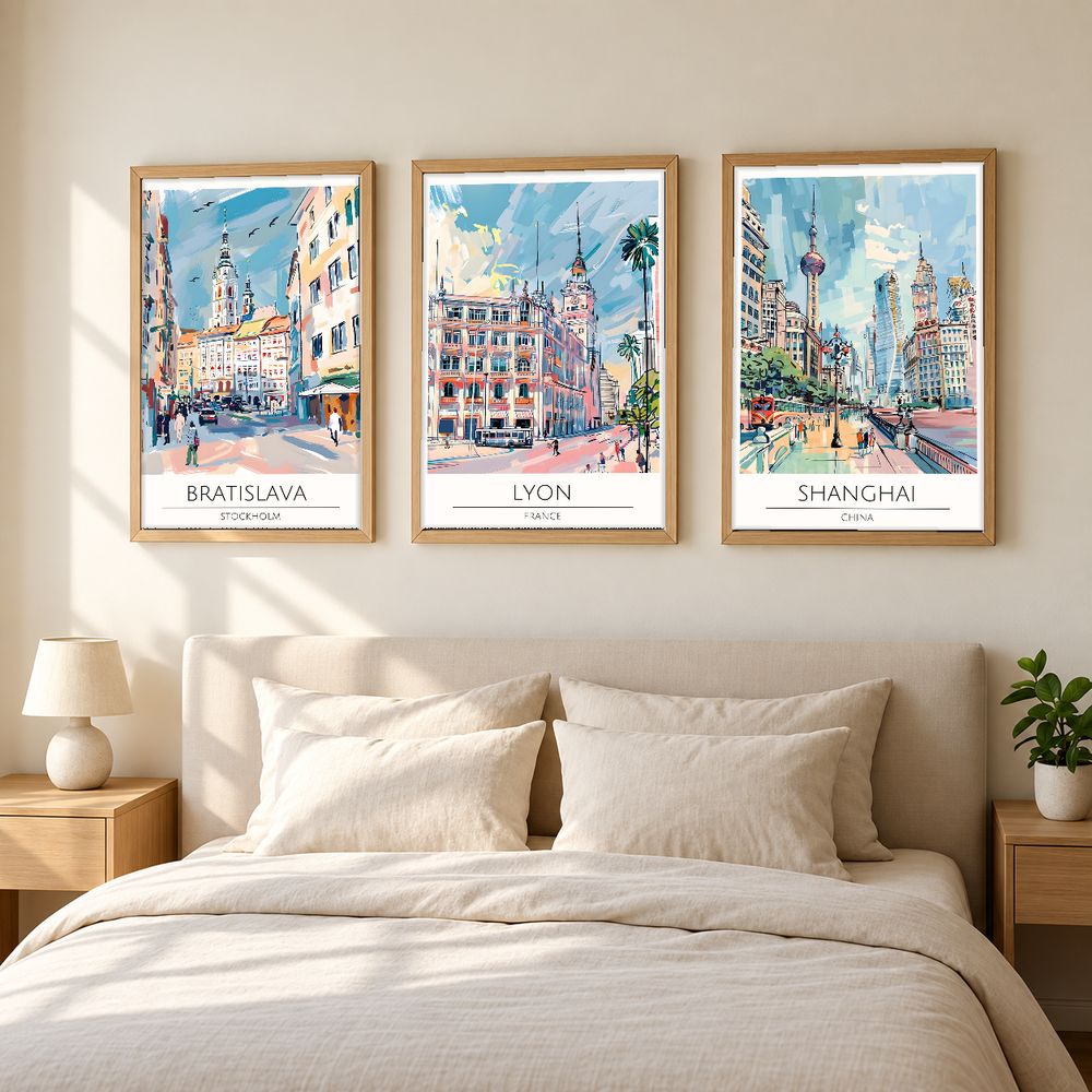 Set de cuadros decorativos que combinan