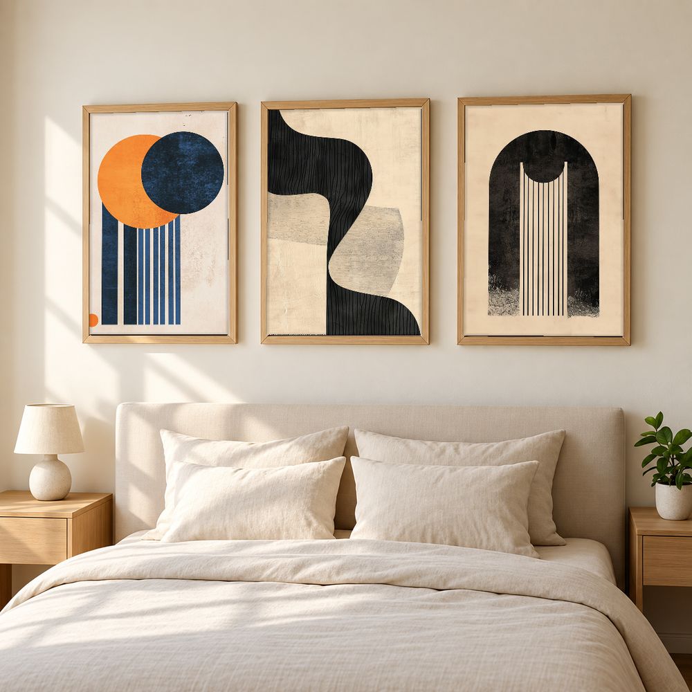 Set de cuadros decorativos que combinan