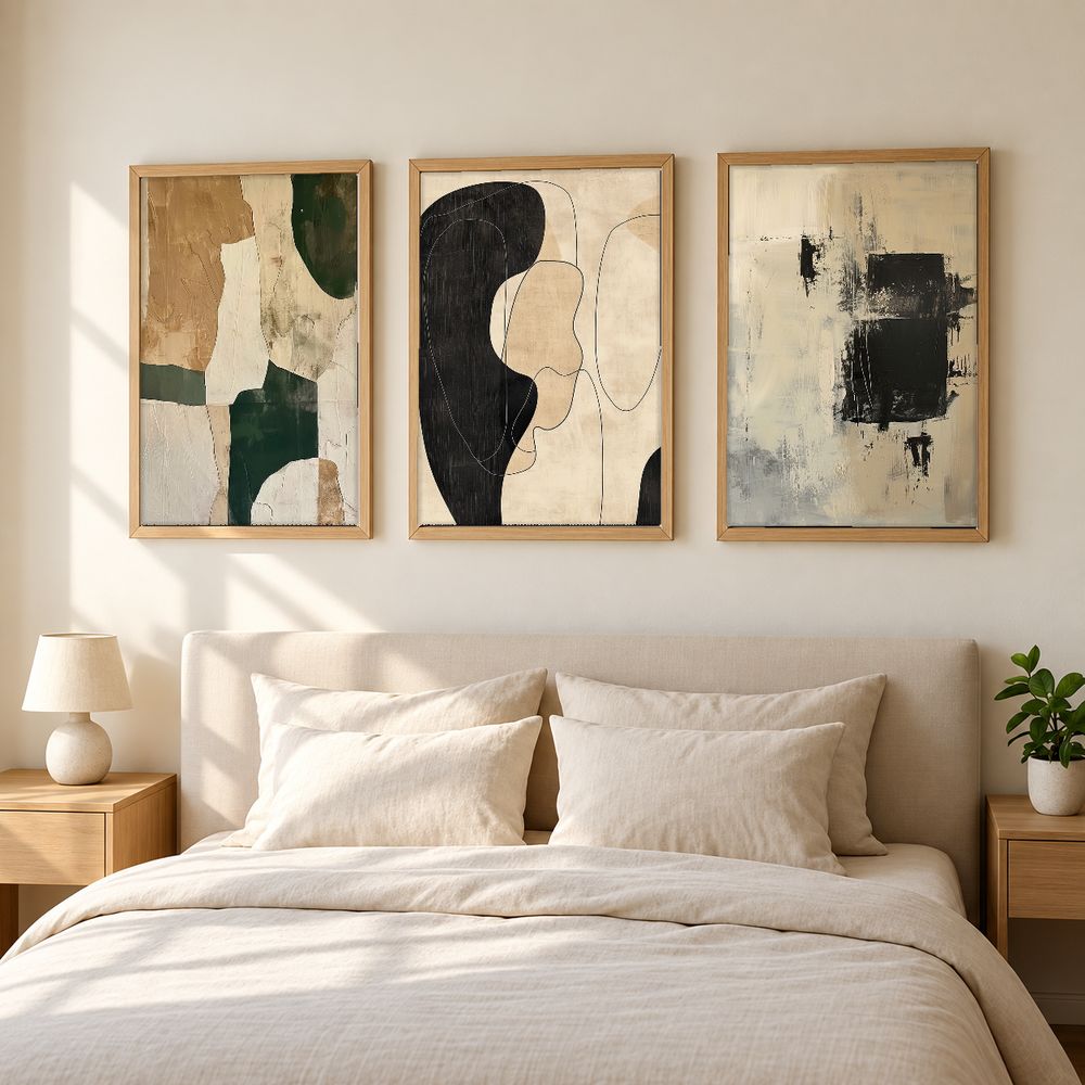 Set de cuadros decorativos que combinan