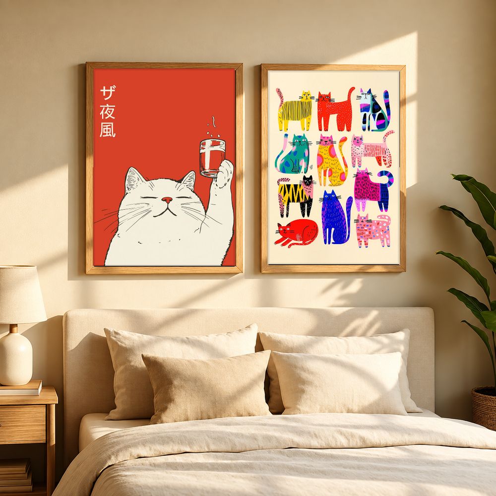 Set de cuadros decorativos que combinan