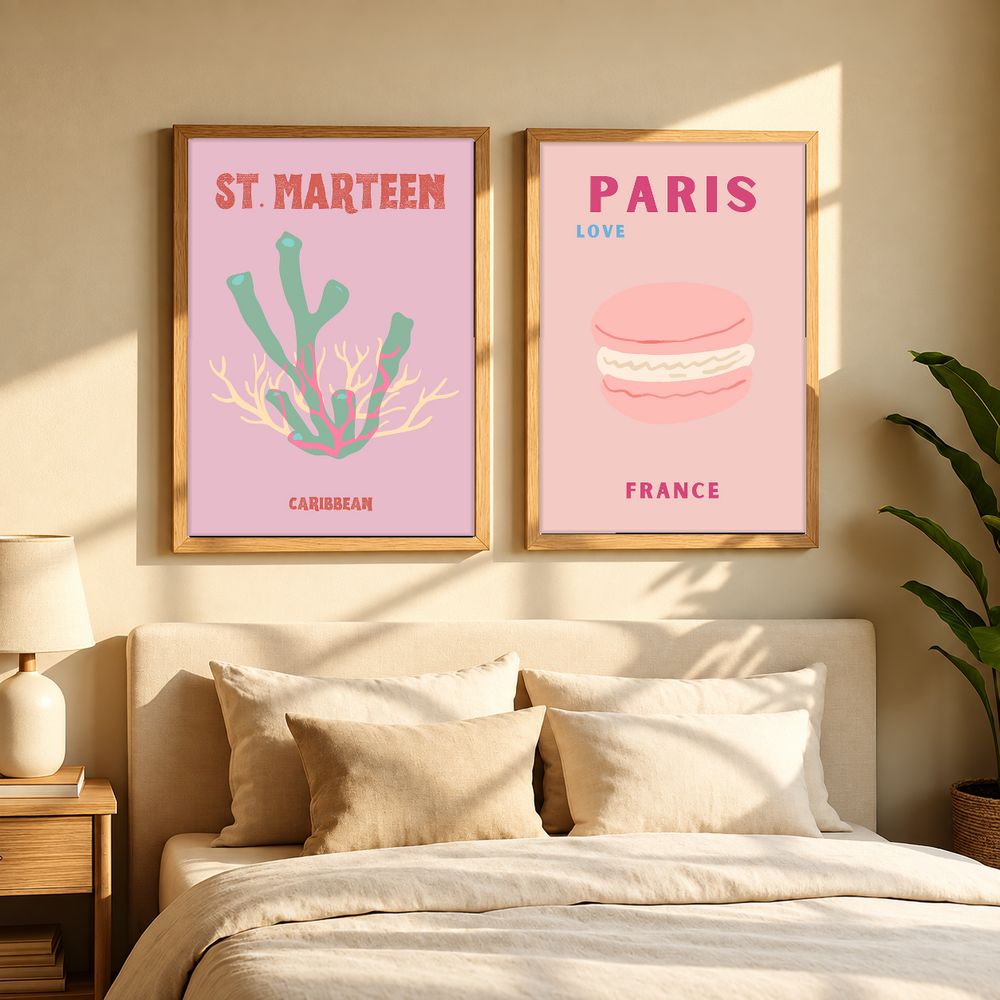 Set de cuadros decorativos que combinan