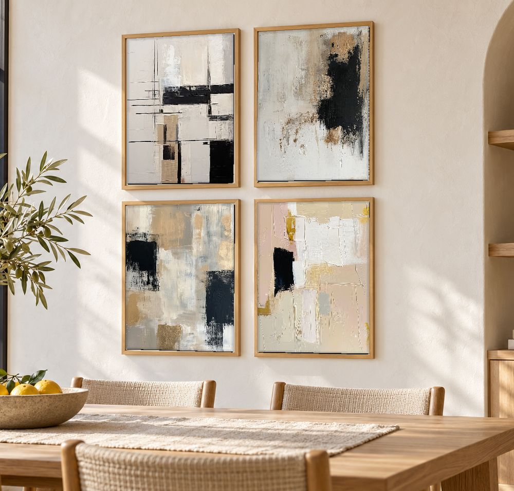 Set de cuadros decorativos que combinan