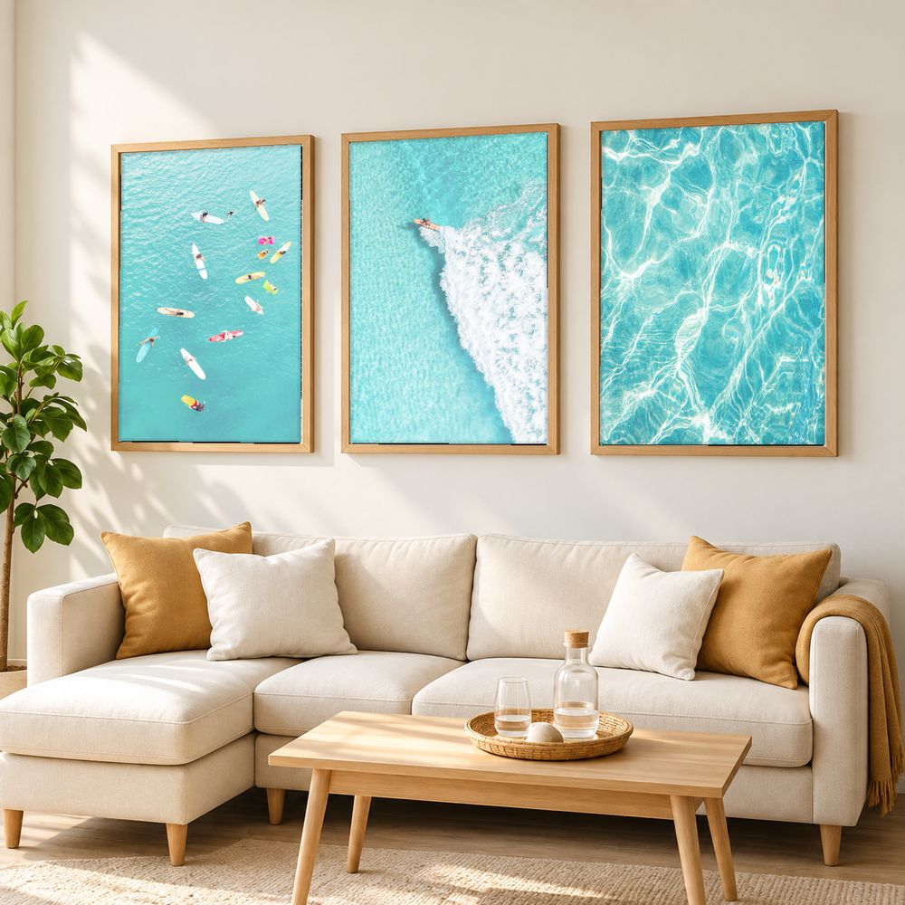 Set de cuadros decorativos que combinan