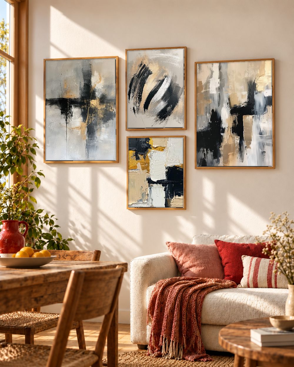 Set de cuadros decorativos que combinan