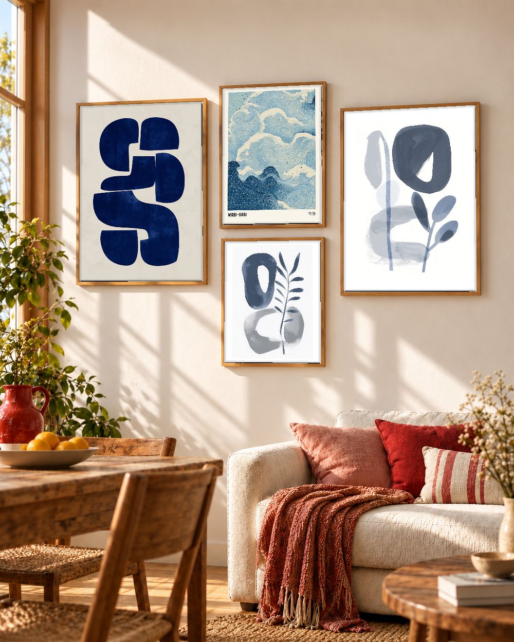 Set de cuadros decorativos que combinan