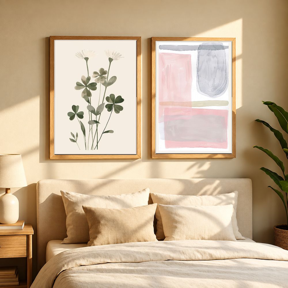 Set de cuadros decorativos que combinan