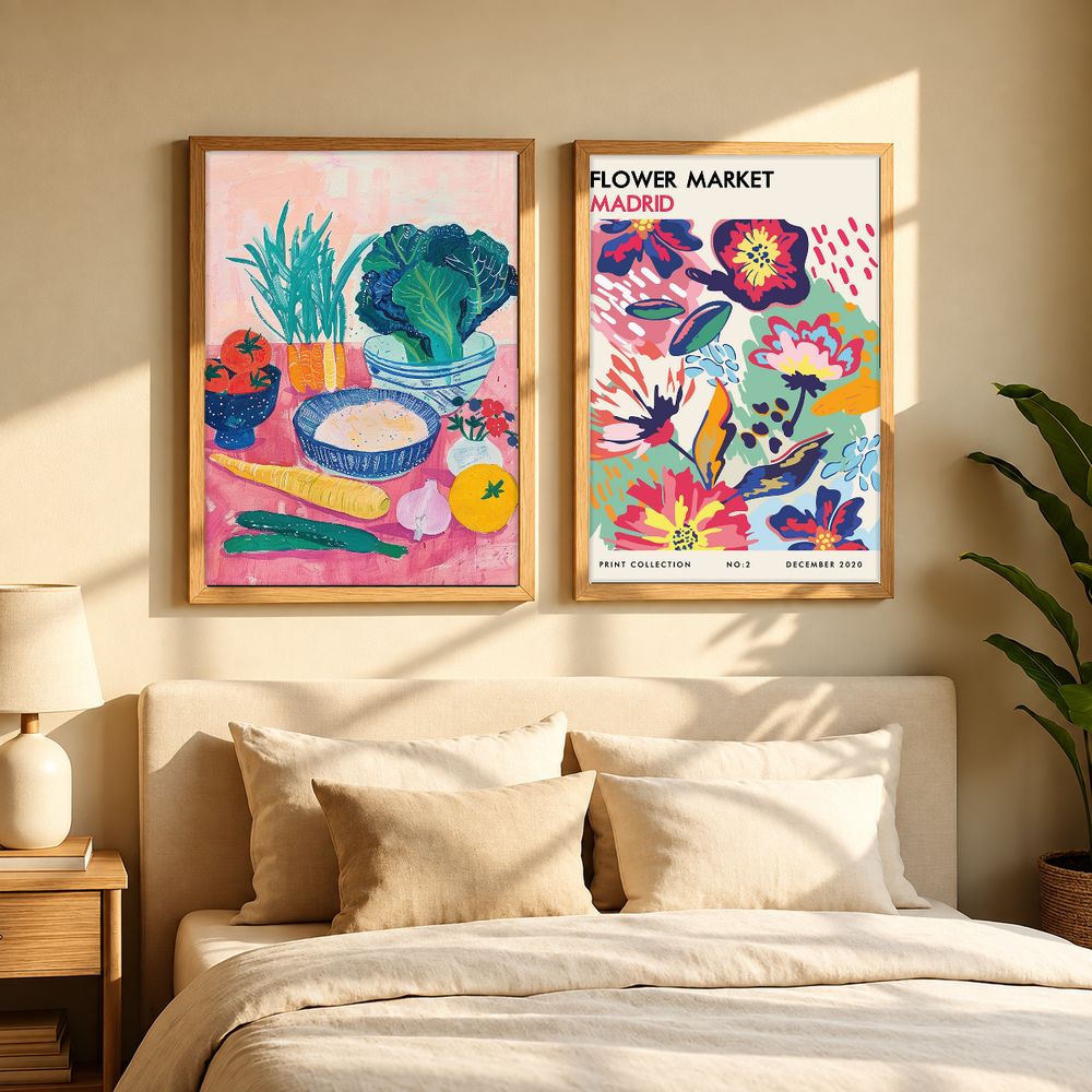 Set de cuadros decorativos que combinan