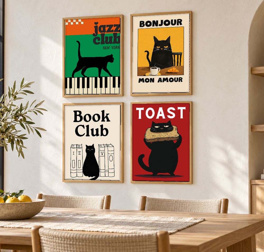 Set de cuadros decorativos que combinan