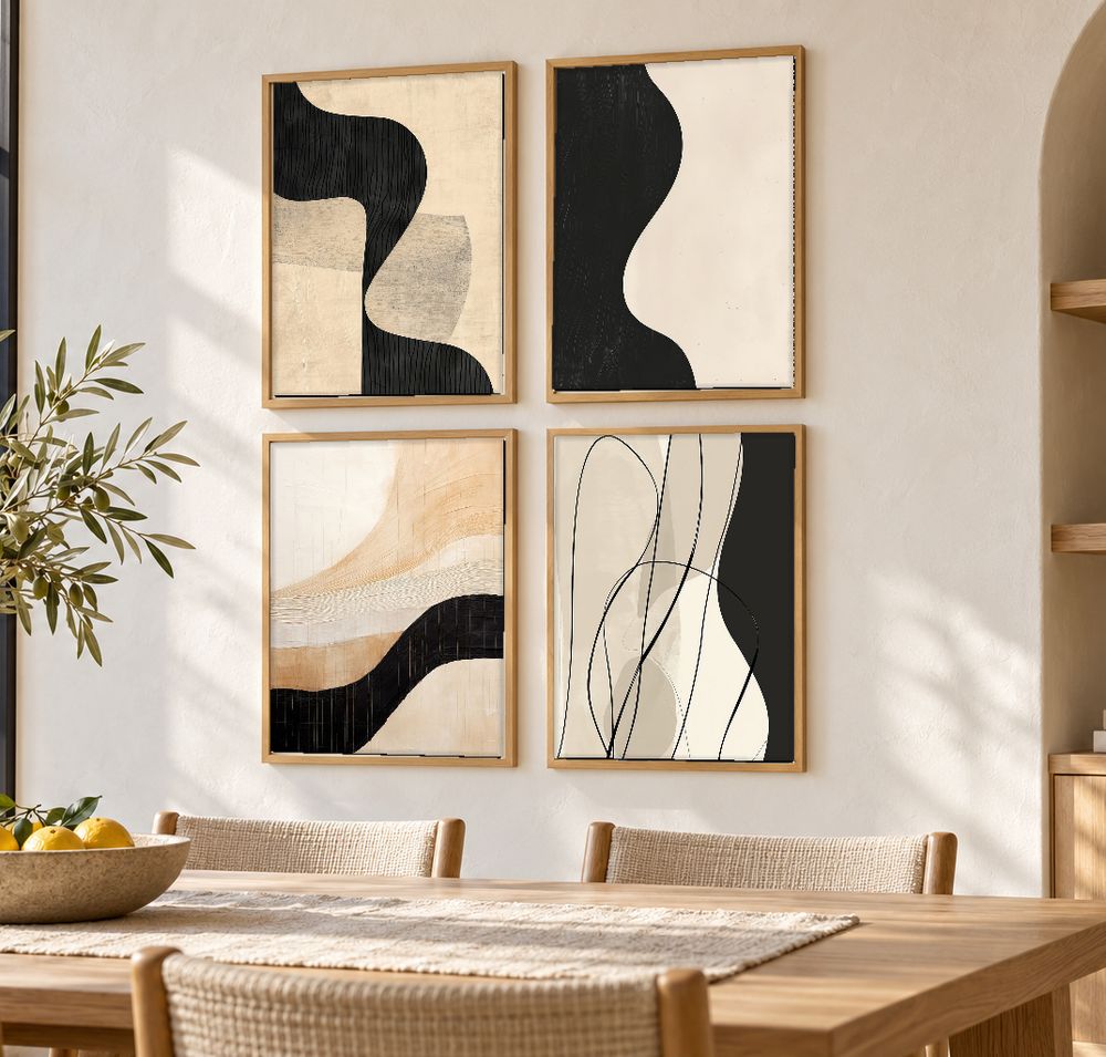 Set de cuadros decorativos que combinan