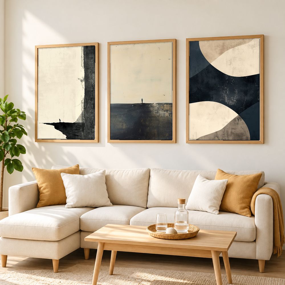 Set de cuadros decorativos que combinan