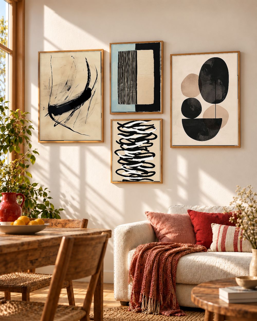Set de cuadros decorativos que combinan