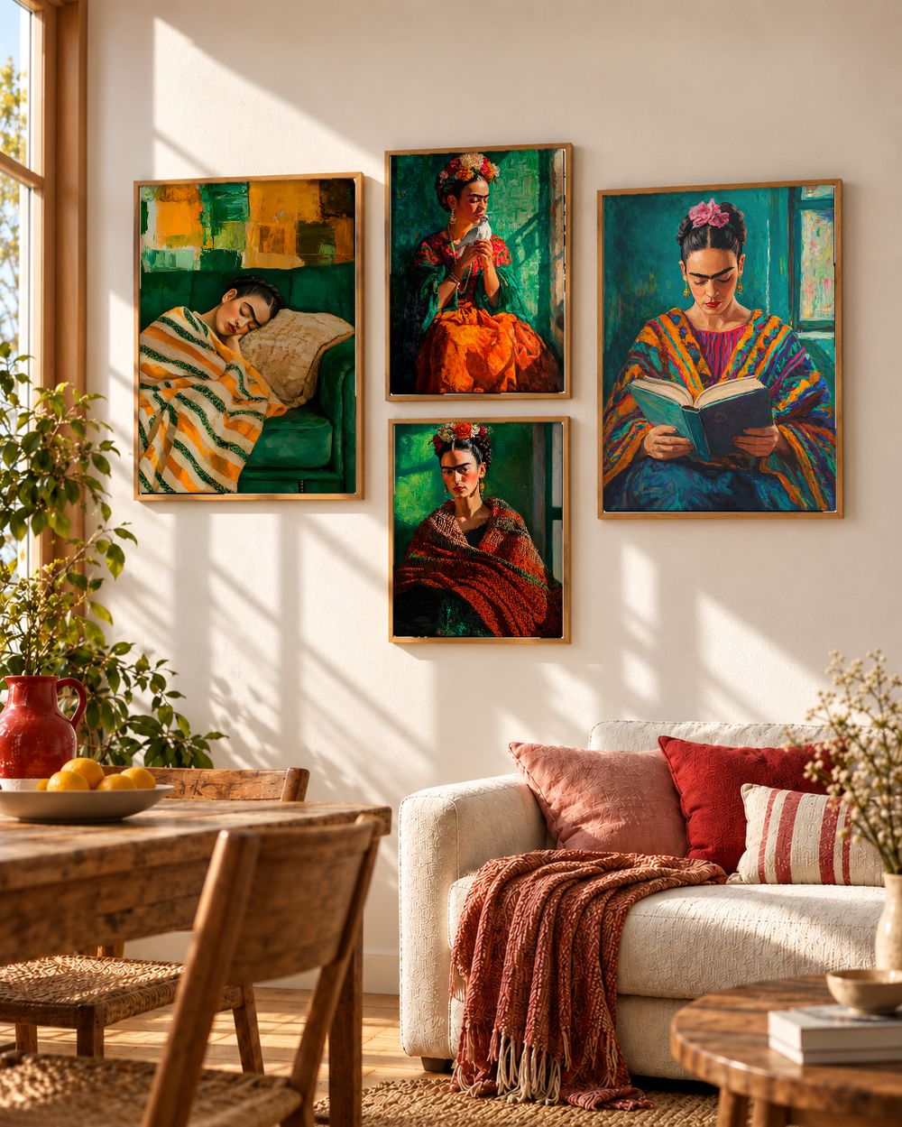 Set de cuadros decorativos que combinan