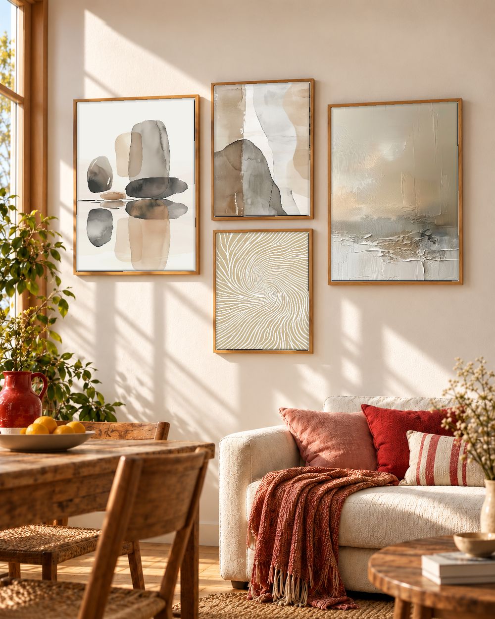 Set de cuadros decorativos que combinan