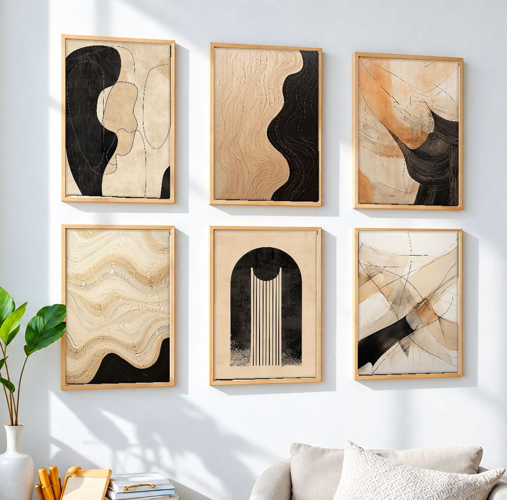 Set de cuadros decorativos que combinan