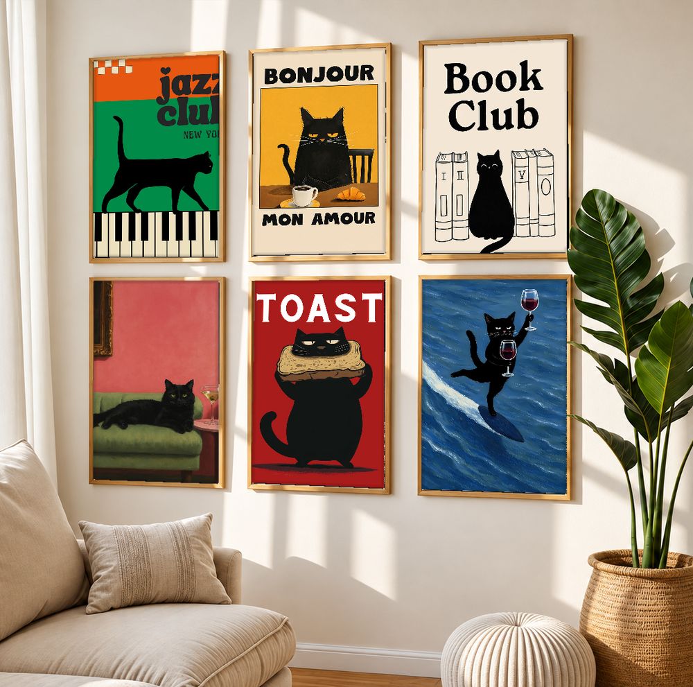 Set de cuadros decorativos que combinan