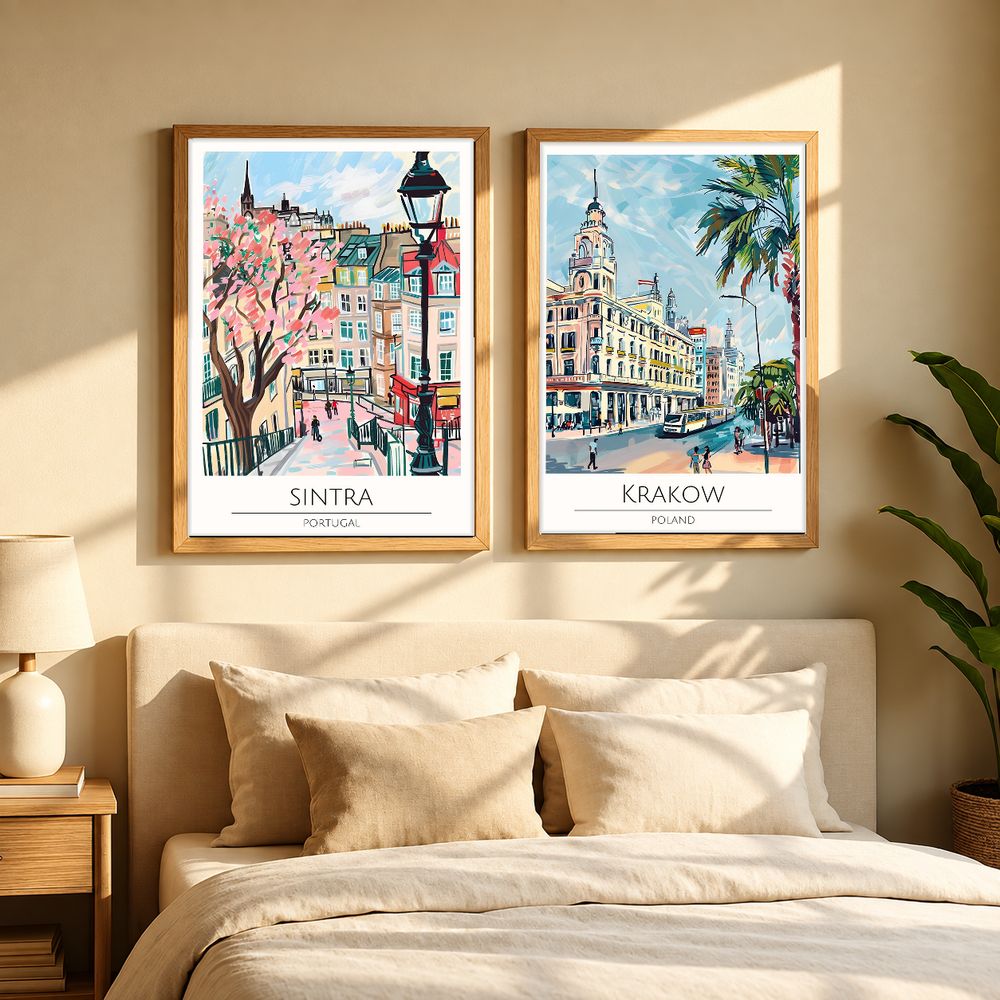 Set de cuadros decorativos que combinan