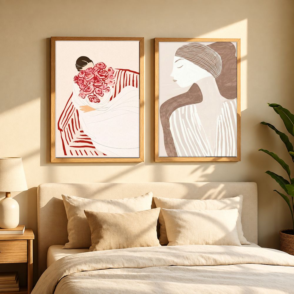 Set de cuadros decorativos que combinan