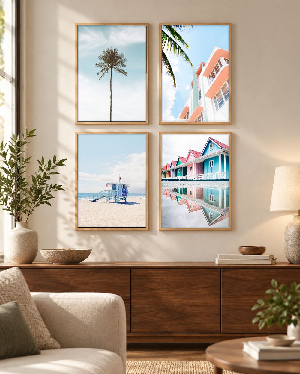 Set de cuadros decorativos que combinan