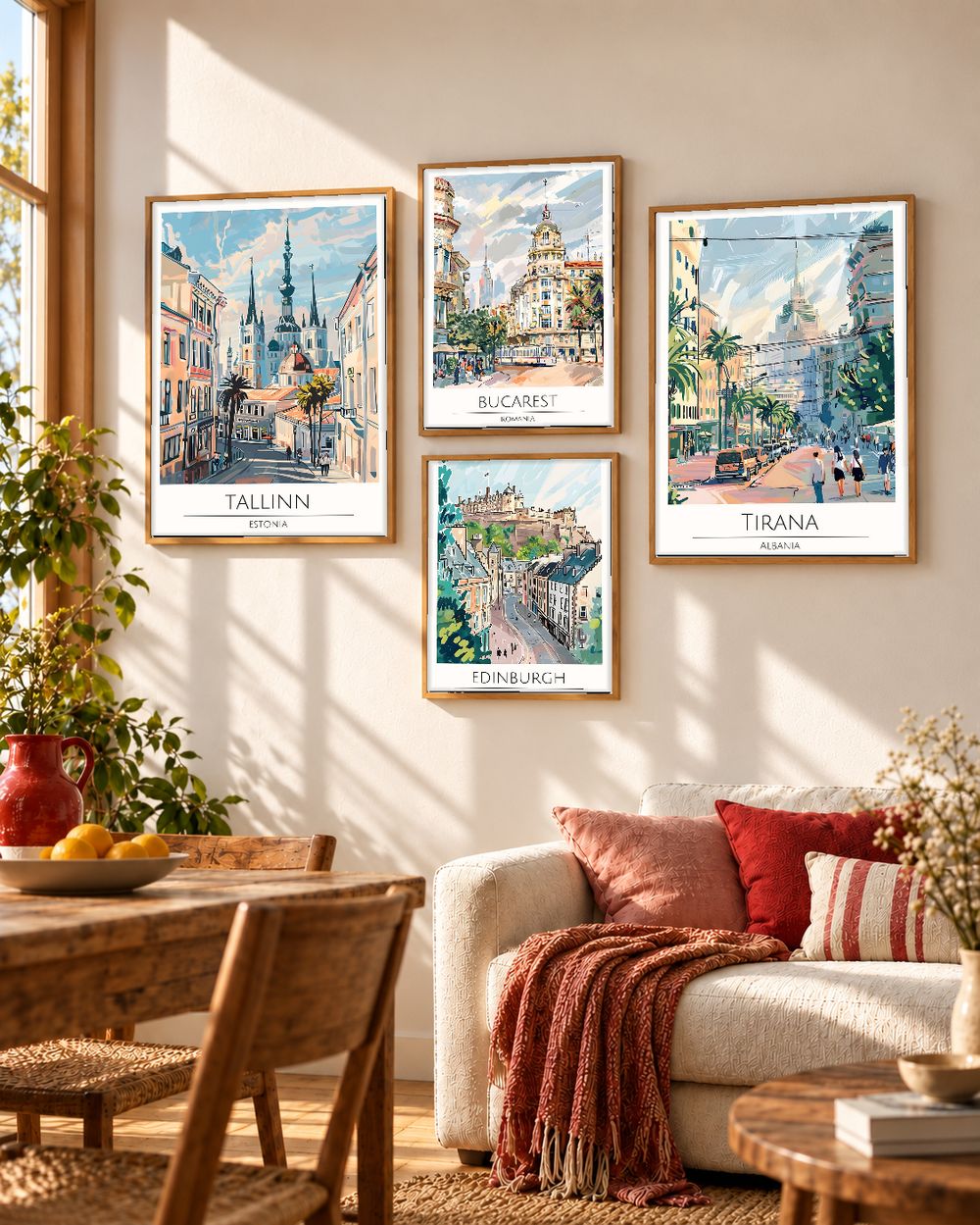 Set de cuadros decorativos que combinan