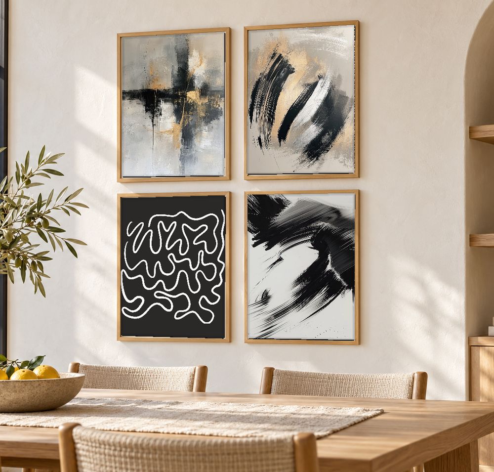 Set de cuadros decorativos que combinan