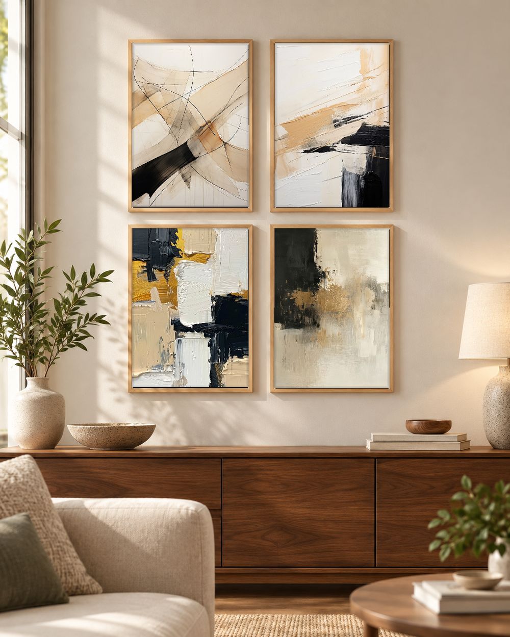 Set de cuadros decorativos que combinan