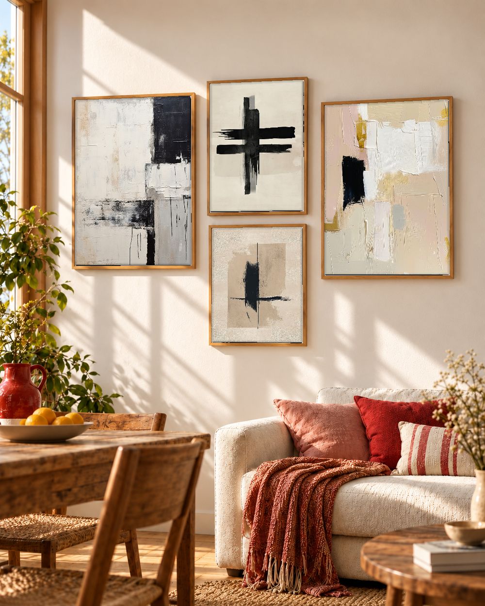 Set de cuadros decorativos que combinan