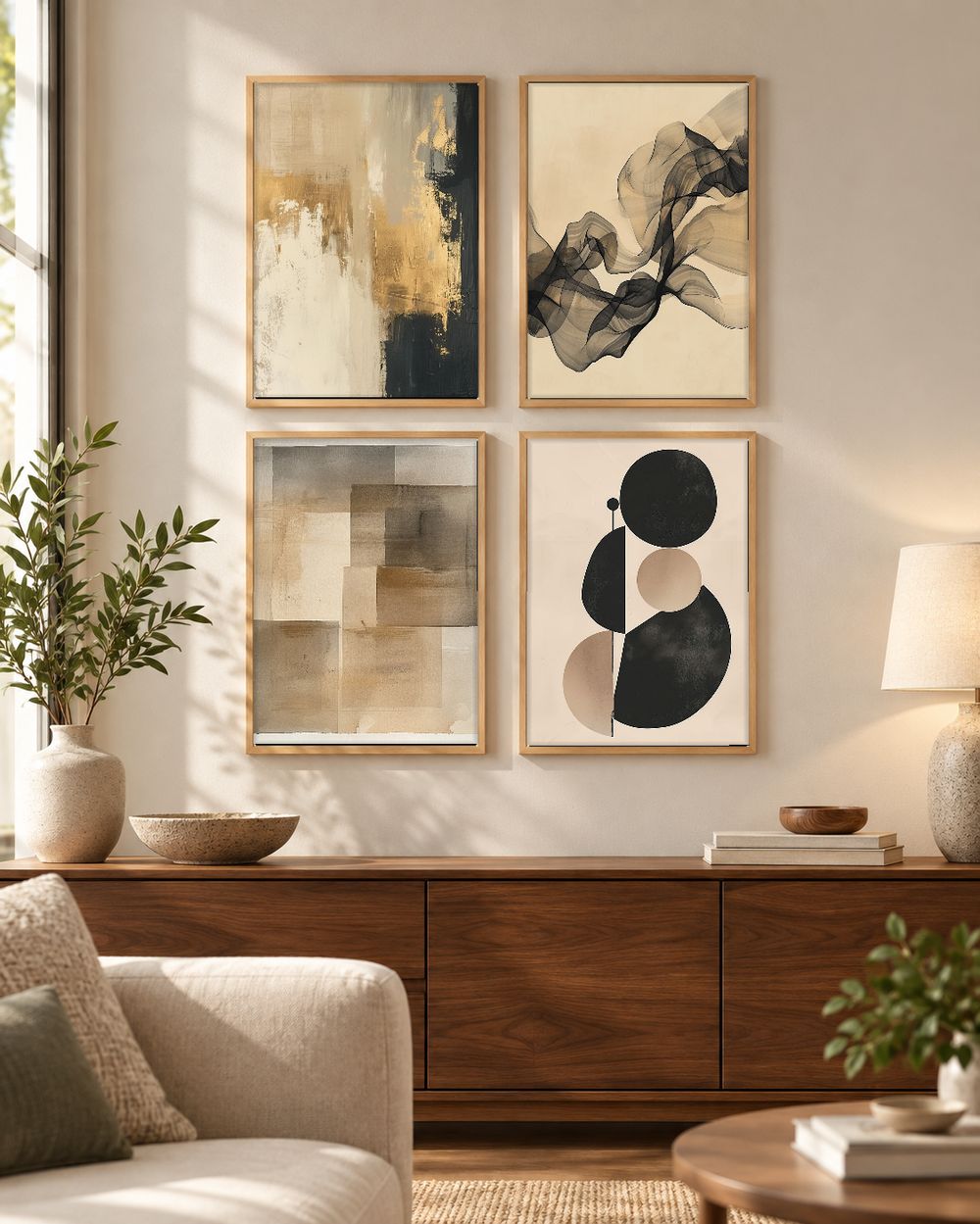 Set de cuadros decorativos que combinan