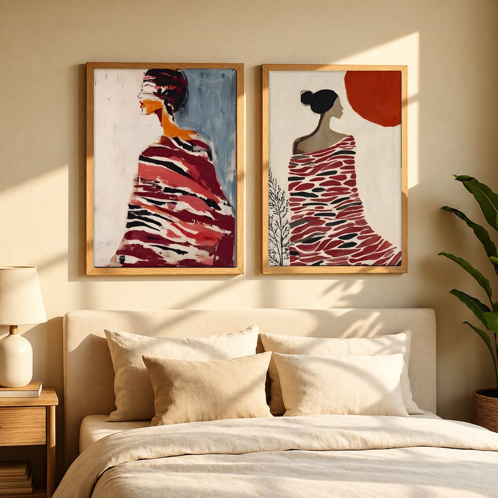 Set de cuadros decorativos que combinan