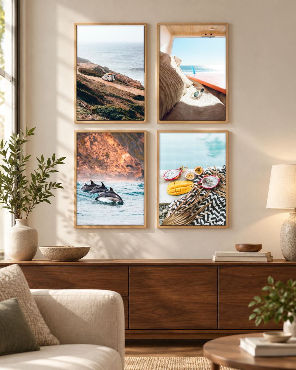 Set de cuadros decorativos que combinan