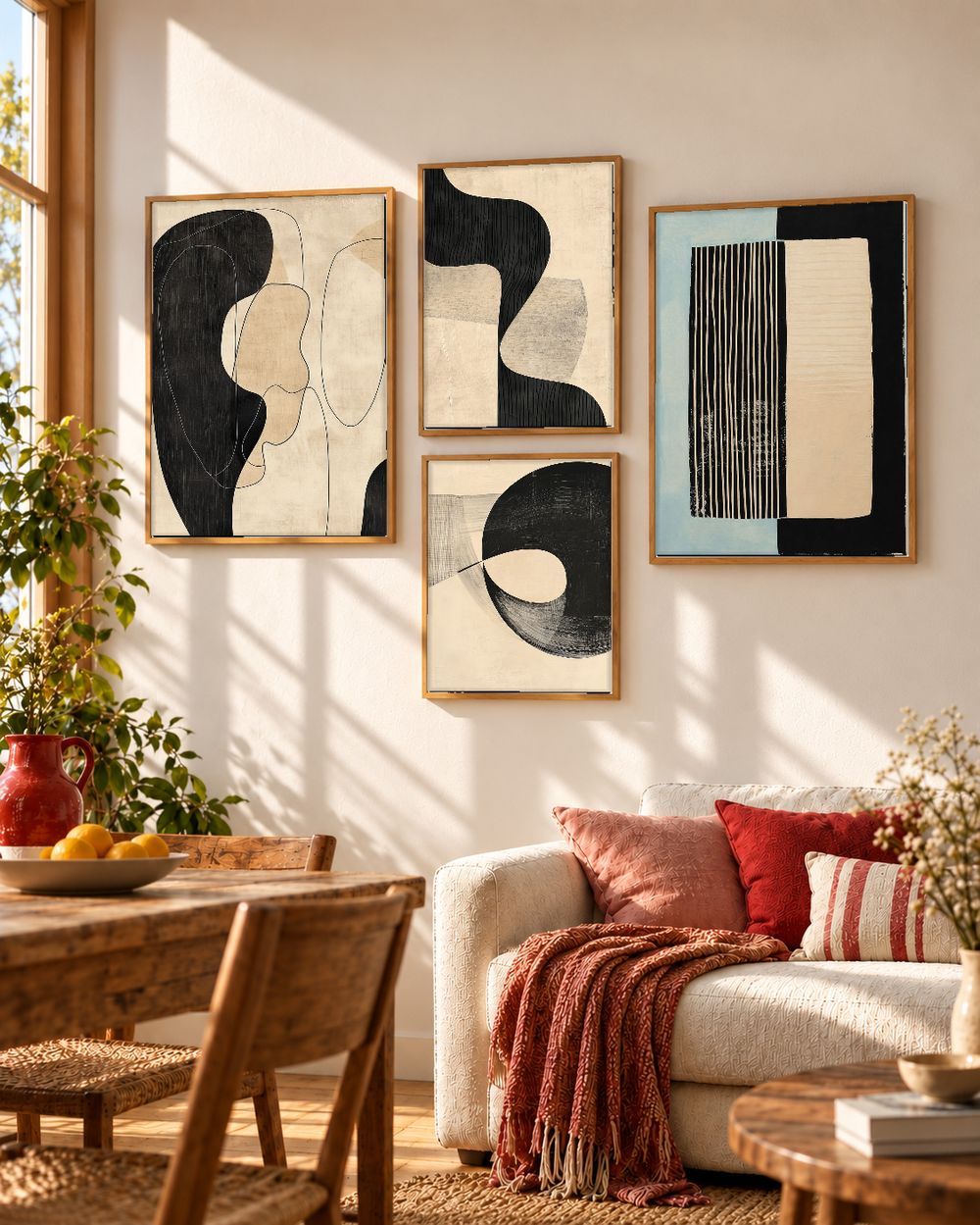 Set de cuadros decorativos que combinan