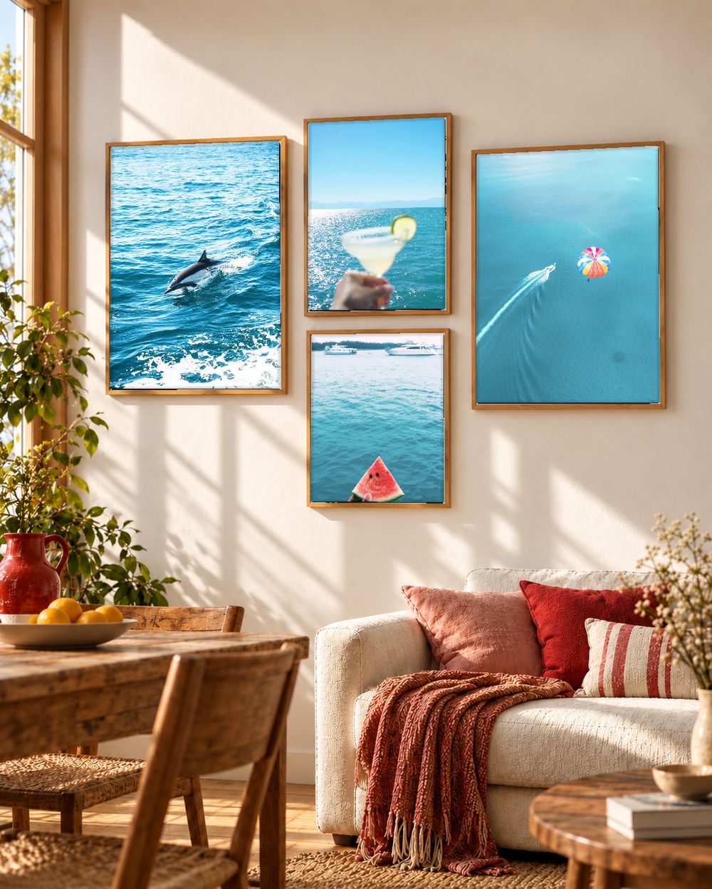 Set de cuadros decorativos que combinan
