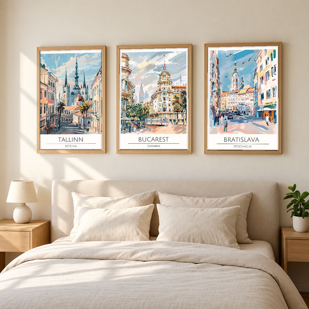 Set de cuadros decorativos que combinan
