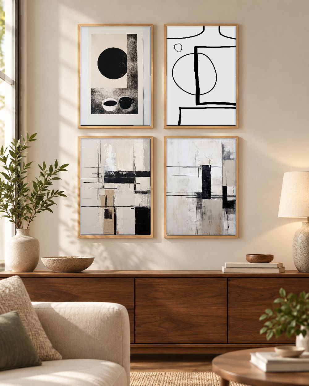 Set de cuadros decorativos que combinan
