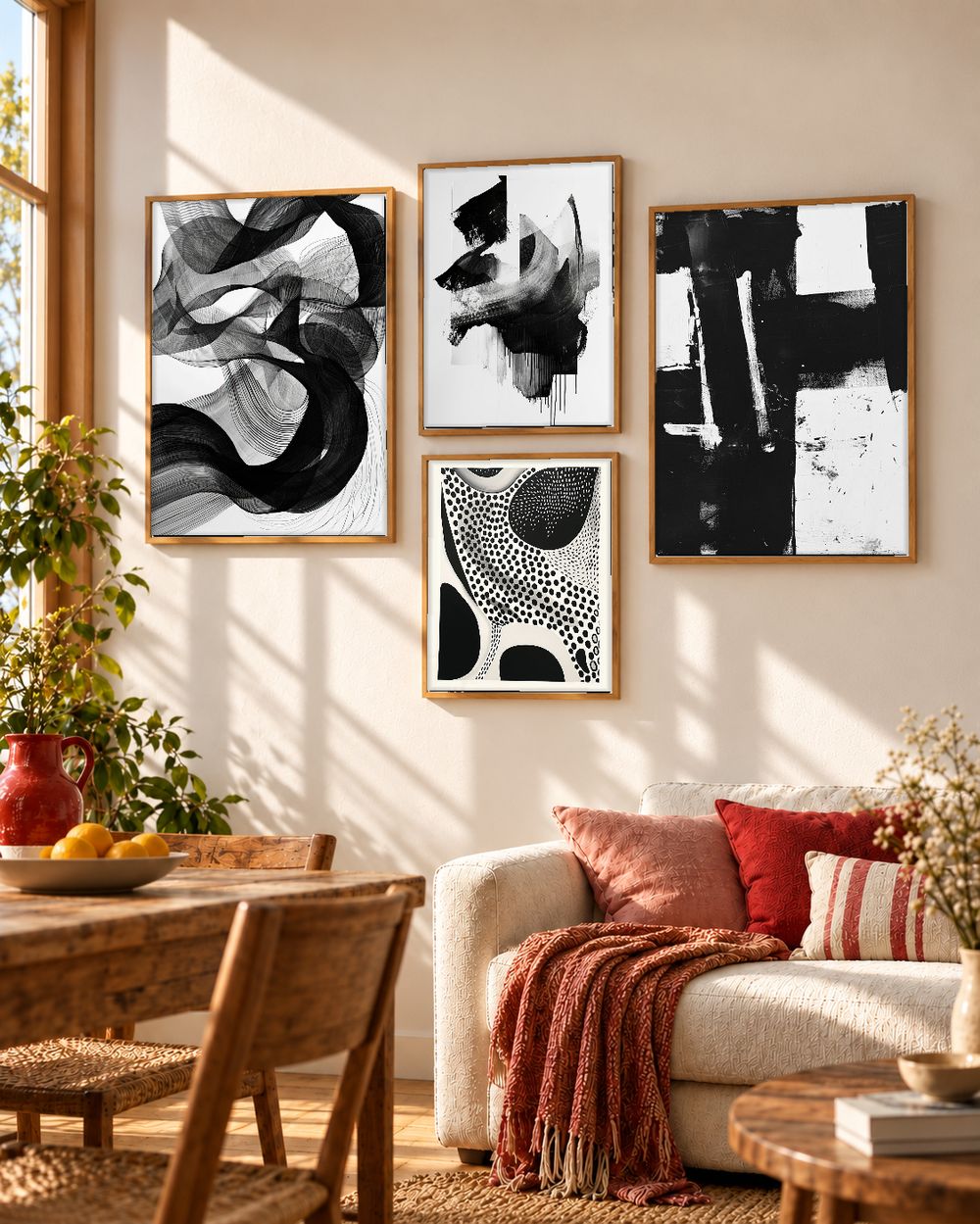 Set de cuadros decorativos que combinan