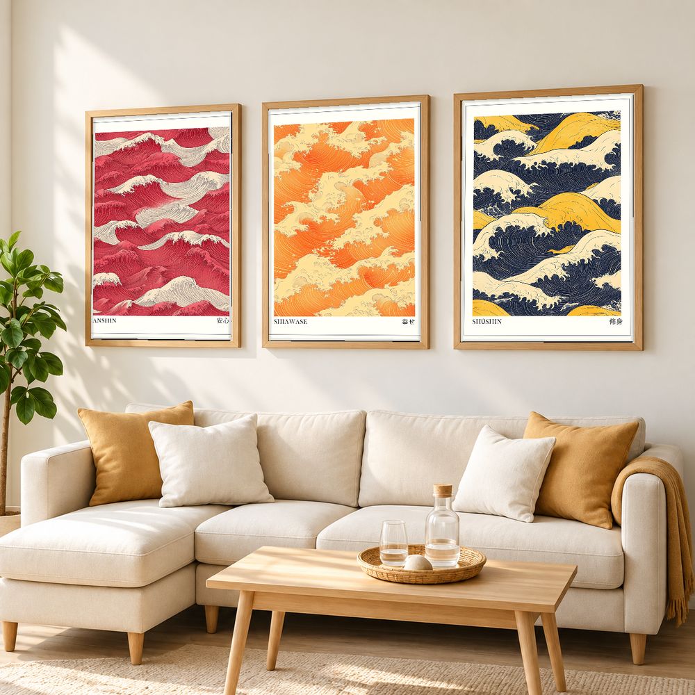 Set de cuadros decorativos que combinan